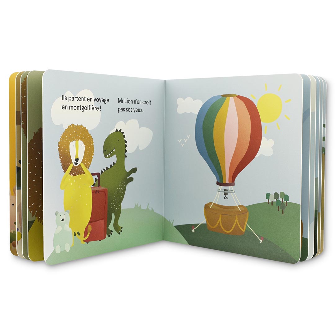 STORYBOOK - TRAVELLING WITH DINO AND LION FR
